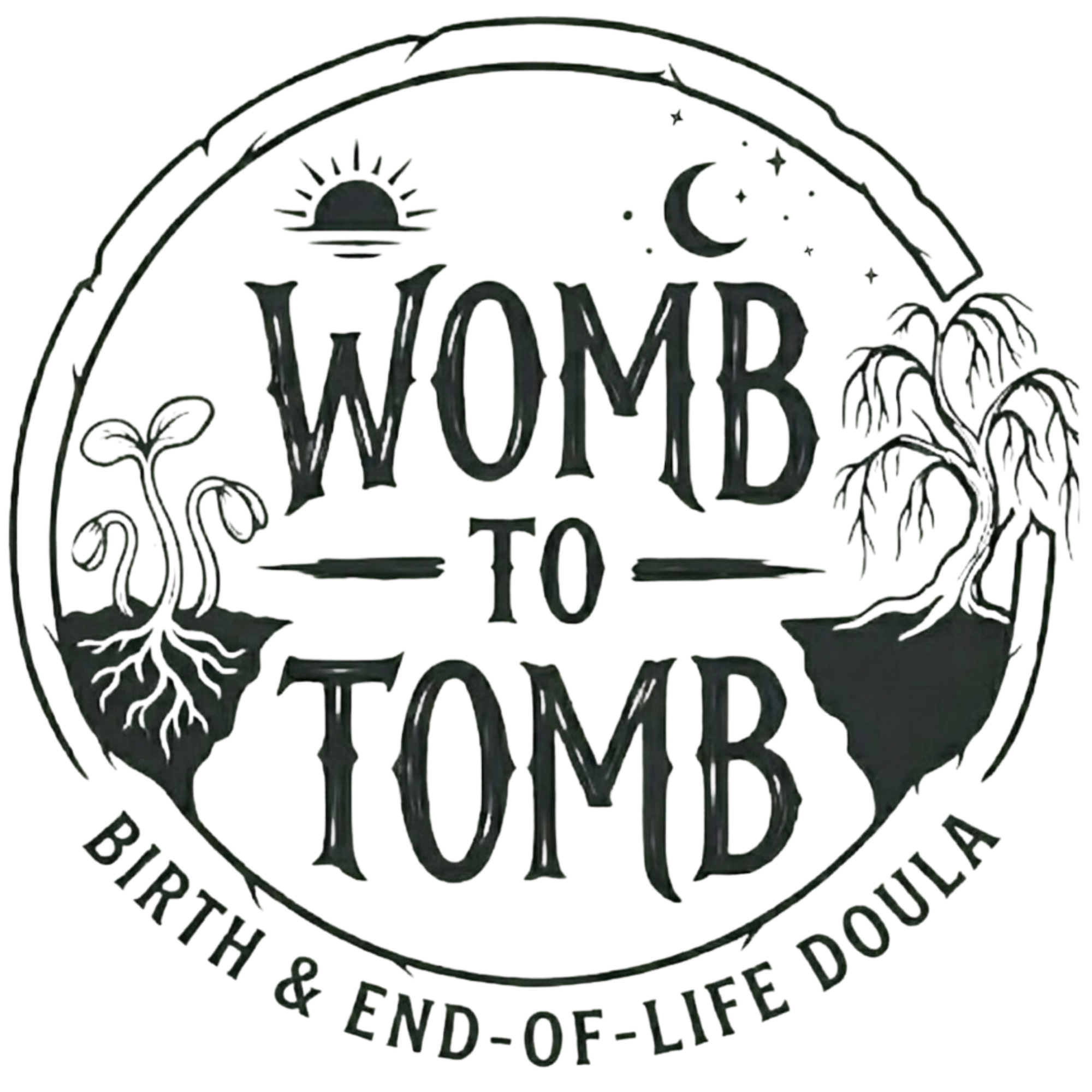 Womb to Tomb Logo
